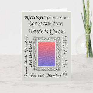 Carte faite sur commande de félicitations de