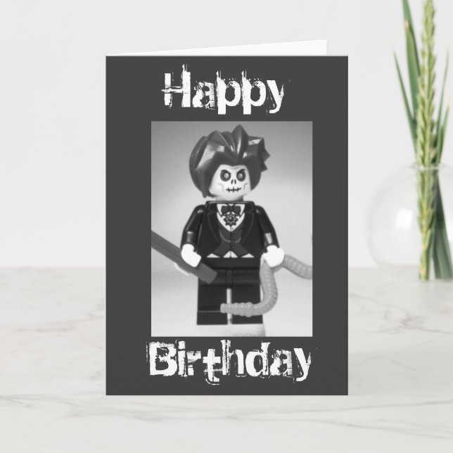 Carte faite sur commande de joyeux anniversaire de (Devant)