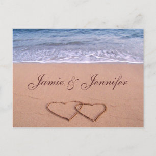 Carte faite sur commande de plage