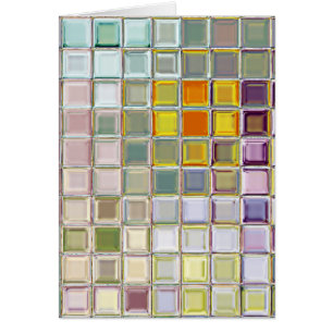 Carte faite sur commande en verre de tuiles de