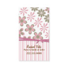 Carte faite sur commande rose et Brown élégante de