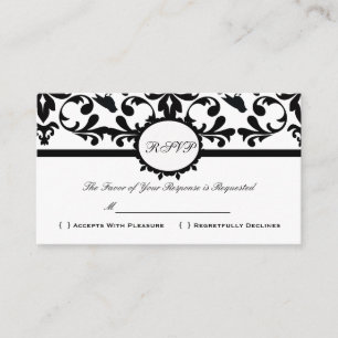 Carte faite sur commande vintage de réponse de