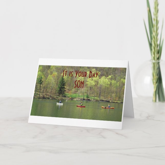 CARTE *FAITES CE QUI VOUS REND HEUREUX** SUR VOTRE "FILS (Devant)