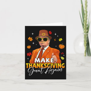Carte Faites de Thanksgiving une grande à nouveau automn