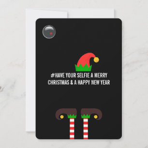 Carte Faites de votre selfie une photo de Noël joyeuse