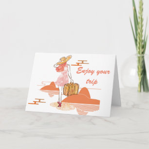 CARTE FAITES UN GRAND VOYAGE ET N'ATTENDEZ PAS D'EN ENTE