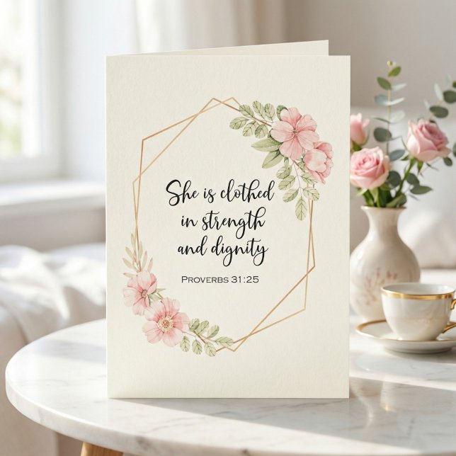 Carte Faith-Based Encouragement for Women (Créateur téléchargé)