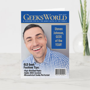 Carte Fake GeeksWorld Magazine Ajouter vos propres photo