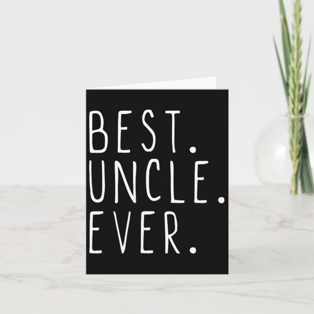 Carte Famille cool d'oncle Ever  (Devant)