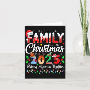 Carte Famille Correspondance Famille Noël 2025 Fête