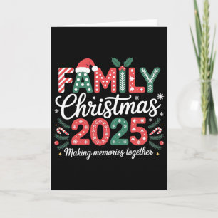 Carte Famille de Noël Noël 2025 Matching Noël Outf