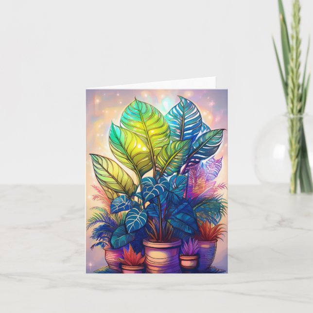 Carte Famille de plantes domestiques (Devant)