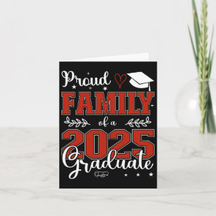 Carte Famille fière d'un élève de la promotion 2025 pour