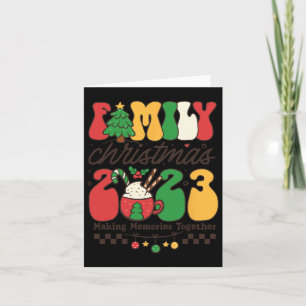 Carte Famille Noël 2023 Rapprochement Faire des souvenir