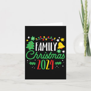 Carte Famille Noël 2024 Cadeau correspondant Père Noël N