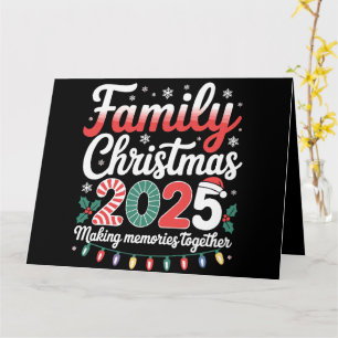 Carte Famille Noël 2025 Matching tenue Xmas Squad