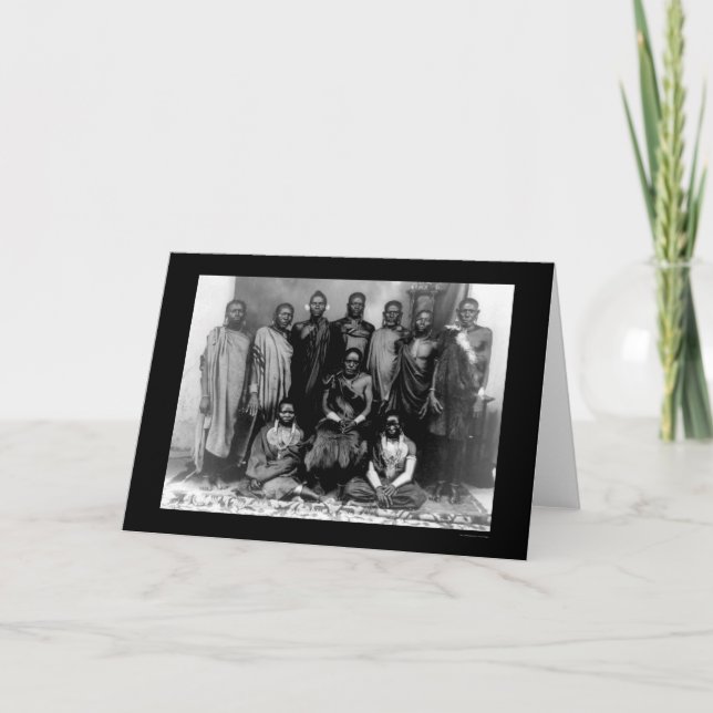 Carte Famille royale au Kenya 1909 (Devant)