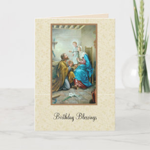 Carte Famille Sainte Fête Spéciale Occasion Catholique