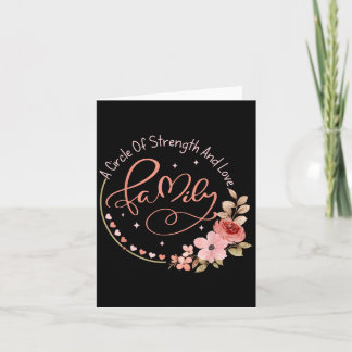 Carte Famille Un Cercle De Force Amour Quot Motivationne
