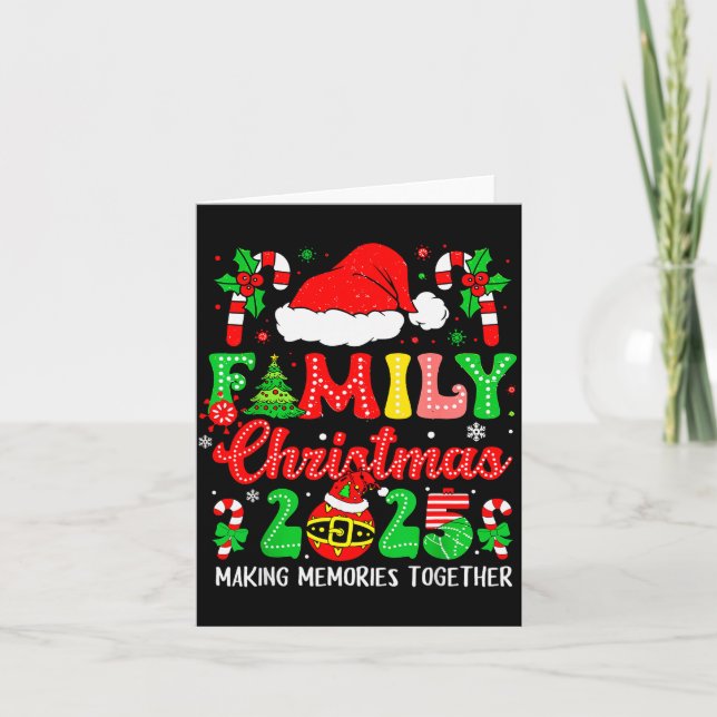 Carte Family Christmas 2025 Matching Family Christmas Xm (Devant)