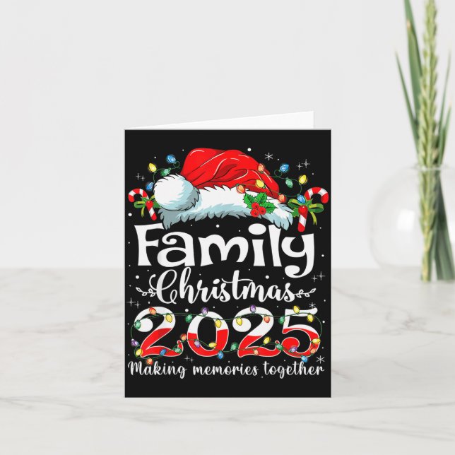 Carte Family Christmas 2025 Matching Family Christmas Xm (Devant)