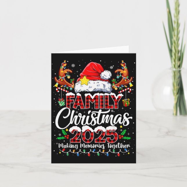 Carte Family Christmas 2025 Matching Outfit Xmas Squad S (Devant)
