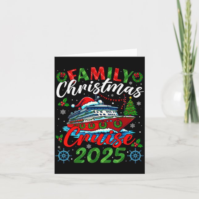 Carte Family Christmas Cruise 2025 Xmas Matching Men Wom (Devant)