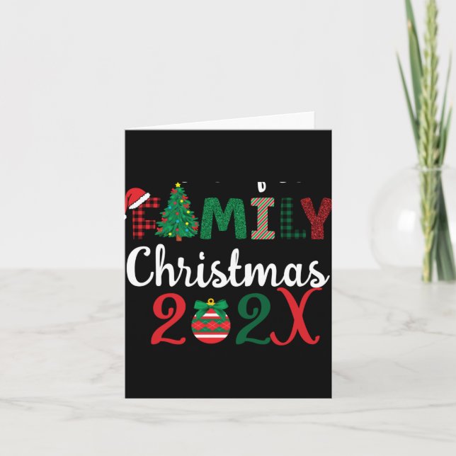 Carte Family Christmas Making Memories Together T Shirt  (Devant)