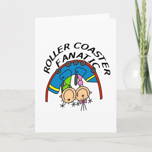 Carte Fanatique de montagnes russes (Devant)