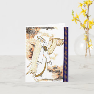 Carte Fancy femmes déesse égyptienne estampillée