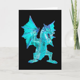 Carte Fantaisie artistique personnalisable Dragon des Ea