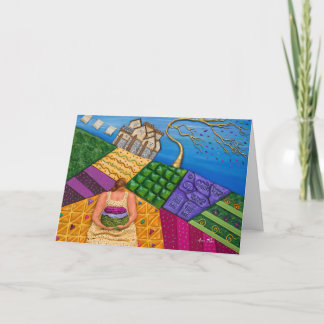 Carte Fantaisie balayé par le vent