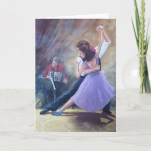 Carte fantaisie de tango