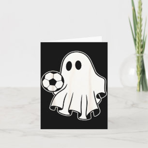 Carte Fantaisiste fantôme de football jouant pour les am