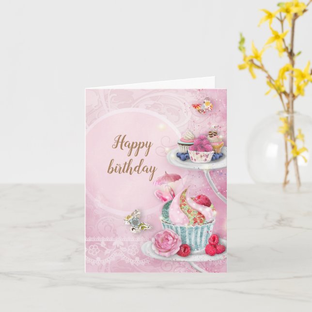 Carte Fantastique anniversaire (Fleur jaune)