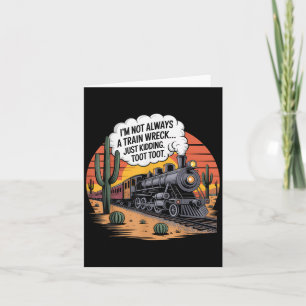 Carte Fantastique épave De Train Juste À Casser Toot Too