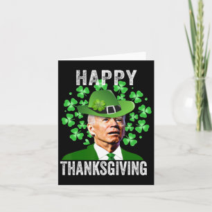 Carte Fantastique Saint-Patricks Day Joe Biden Confondu