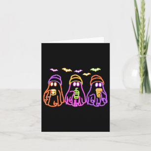 Carte Fantôme Boire Café Drôle Costume Halloween Coff