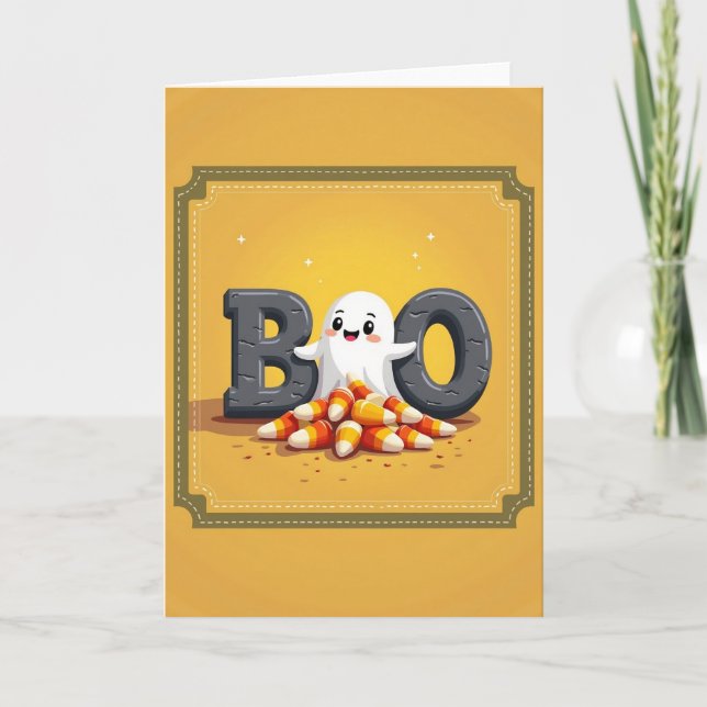 Carte fantôme Boo amicale (Devant)