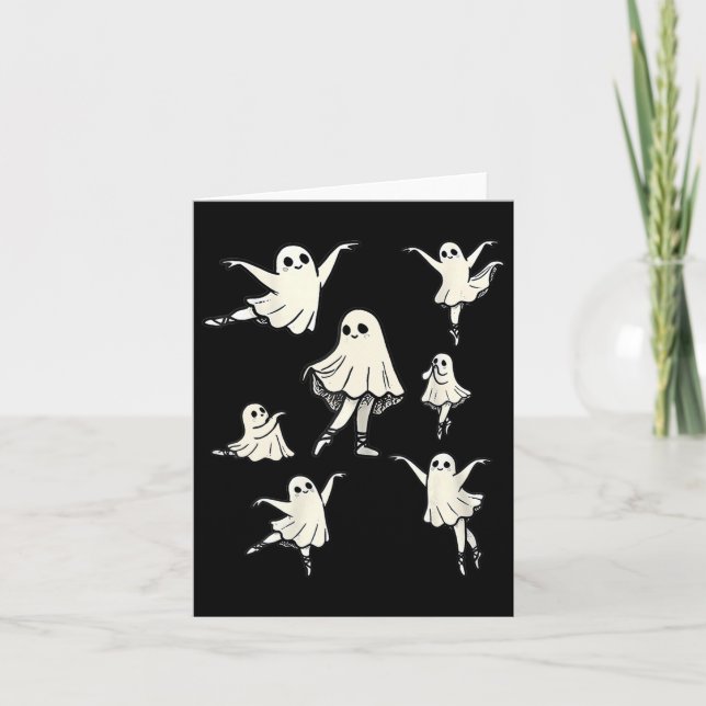 Carte Fantôme de ballet Danseur de ballet fantôme Profes (Devant)