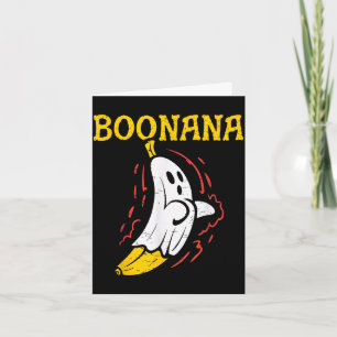 Carte Fantôme de banane Boonana halloween effrayant jeu