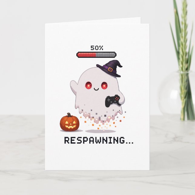Carte Fantôme de jeu Halloween Respawning (Devant)