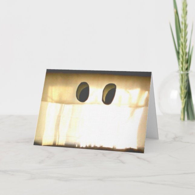 Carte Fantôme déguisé en rideau (Devant)