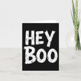 Carte Fantôme drôle d'Halloween Boo