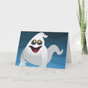 Carte fantôme Halloween