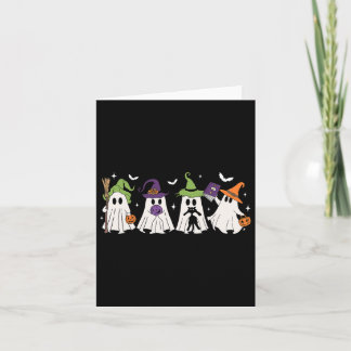 Carte Fantômes de sorcière Éffrayant Halloween Witchy Fe