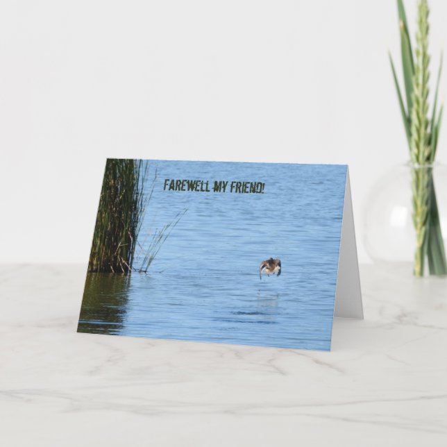 Carte Farewell my friend (Devant)