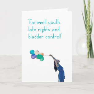 Carte "Farewell youth!" carte.