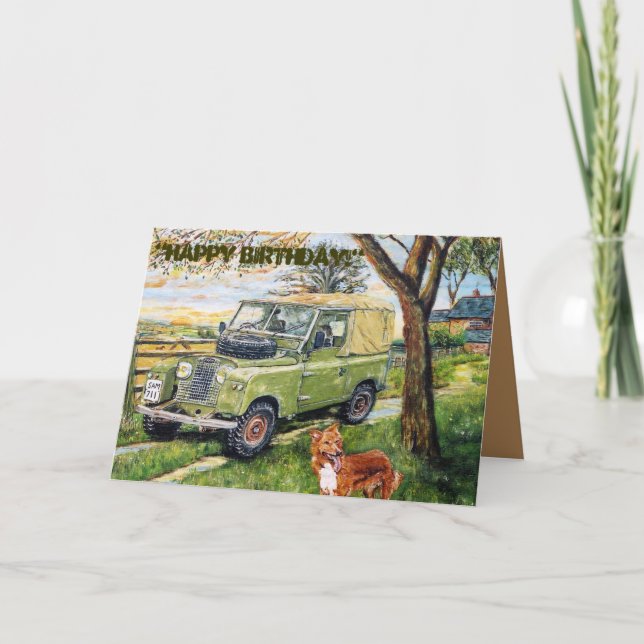 Carte "FARM"~Carte d'anniversaire (Devant)