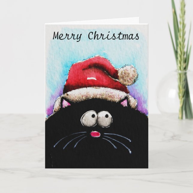 Carte Fat Cat Christmas (Devant)